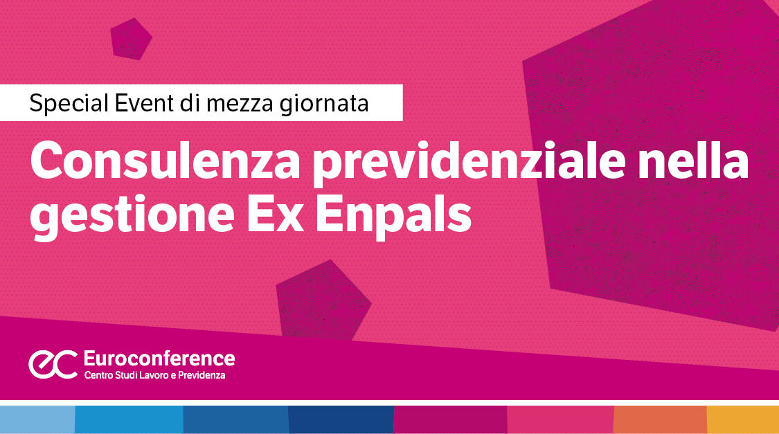 Immagine Consulenza Previdenziale nella gestione Ex Enpals | Euroconference